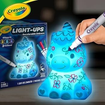 CRAYOLA izgaismota krāsojamā lampa, sortiments, 74-7636 