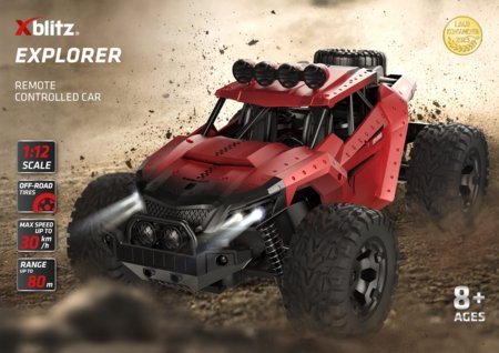 XBLITZ RC mašīna Explorer, XBL-BAB-RC002 