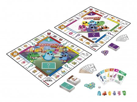 MONOPOLY 2in1 spēle Junior, (LV, EE), F8562EL0 F8562EL0