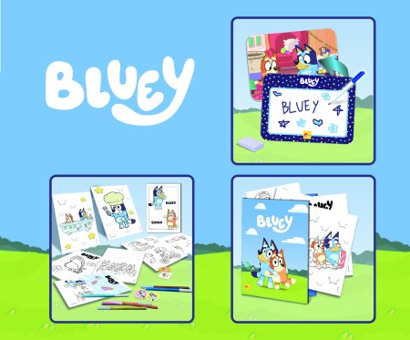LISCIANI Bluey zīmēšanas komplekts ar galdu, 99399 