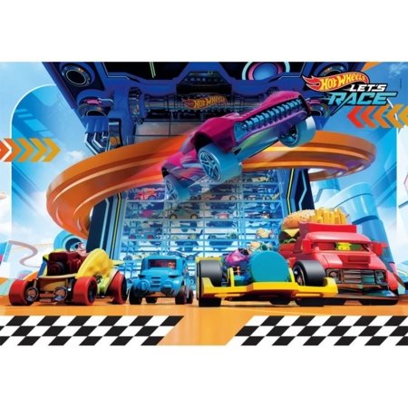 CLEMENTONI puzle Hot Wheels, 104 gab., 25777 