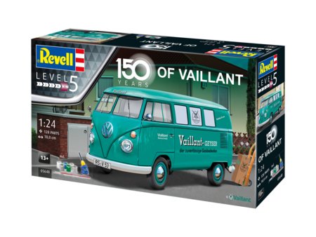 REVELL auto modelis VW T1 Bus 150 Years of Vaillant, 05648 