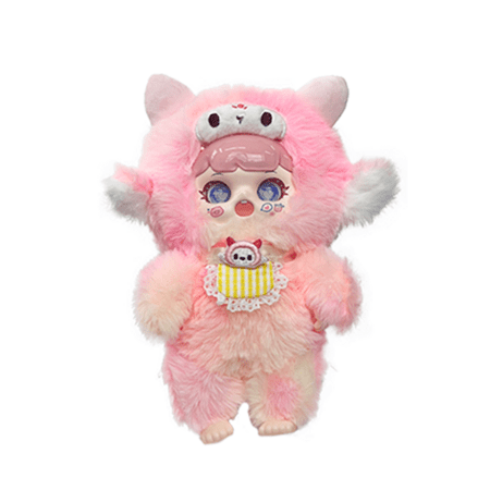 MIYOO 2 plīša lelle ar vinila sejiņu, 20 cm, sortiments, YL0334 