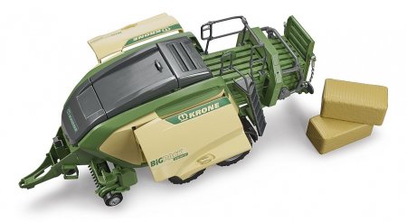 BRUDER Krone BigPack 1290HDP VC ar 2 bloku siena ķīpām, 02033 02033