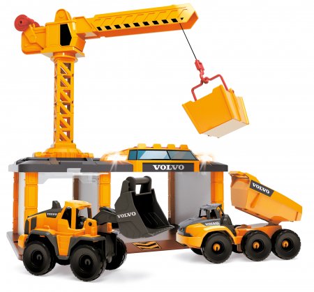 SIMBA DICKIE TOYS VOLOVO celtniecības stacijas komplekts, 203726009 203726009
