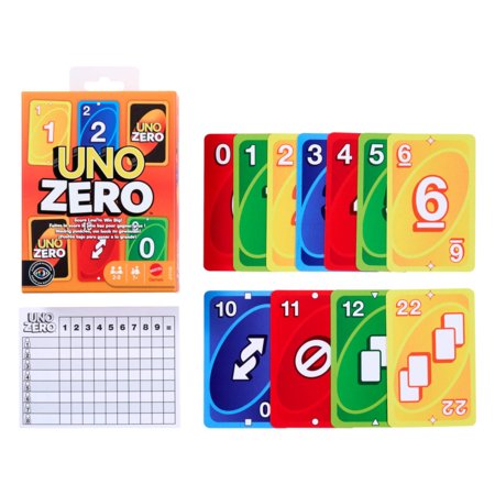 MATTEL GAMES UNO kārtis Zero, JHH48 
