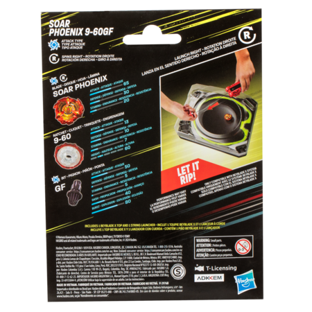 BEYBLADE X deluxe strin palaišanas komplekts, F9324 