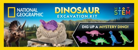 NATIONAL GEOGRAPHIC komplekts Dinosaur Excavation, CRNGDINOPDQINT 