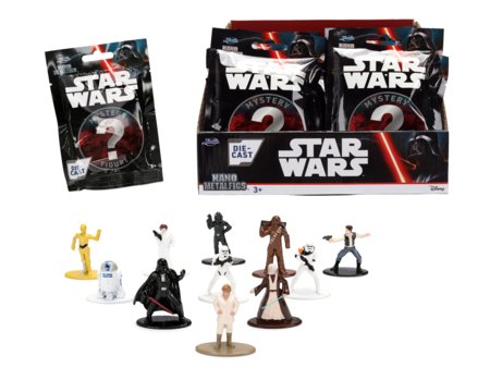 JADA Star Wars kolekcionējama pārsteiguma figūriņa, 4 cm, asort., 9337018314R00 