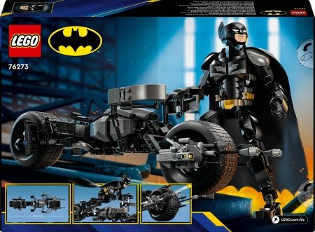 76273 LEGO® DC Batman™ Būvējama Betmena figūra un Bat-Pod motocikls 