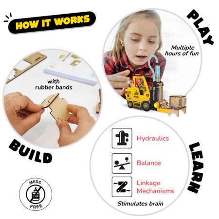 SMARTIVITY konstruktors - hidrauliskais iekrāvējs, SMRT1253 