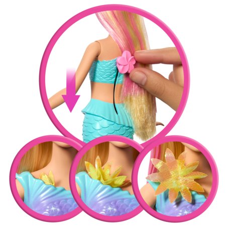 BARBIE Dreamtopia Ziedoša burvju nāriņa - Blondīne, JDM72 