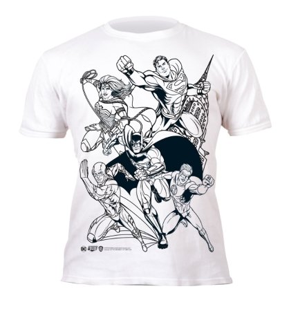 SPLAT PLANET T-krekla krāsošanas komplekts Justice League 9-11g, SP46116 