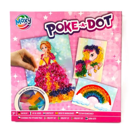 MOXY radošais komplekts "Poke-a-dot", sortiments, 100106 