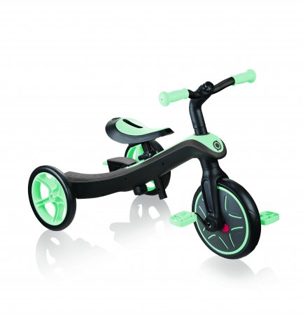 GLOBBER trīsritenis Trike Explorer 4in1, piparmētras zaļš, 632-206-2 632-206-2