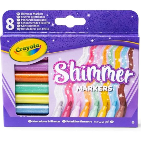 CRAYOLA mirdzošie flomāsteri, 8 gab., 58-8648 