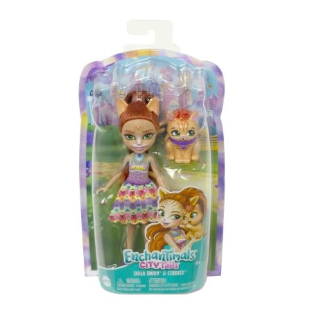 ENCHANTIMALS Tarla oranžais kaķis un lelle Kudlera, HHB91 HHB91
