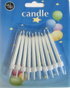 Sveces OB (perlamutra, neona, spirālveida, nenopūšamas, ar mūziku), 5298000230892 