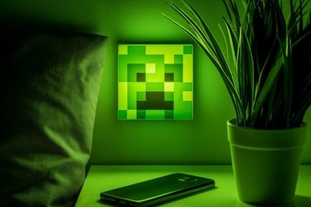 PALADOME MINECRAFT nakts lampa, PP11396MCFV2 