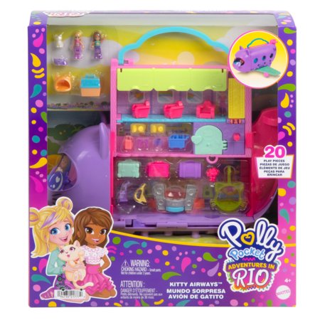POLLY POCKET komplekts kaķa lidmašīna, HWP19 