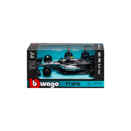 BBURAGO Mercedes-AMG Petronas W16E (2025) automašīnas modelis Nr. 12 Antonelli un Nr. 63 Russell, 18-38237 