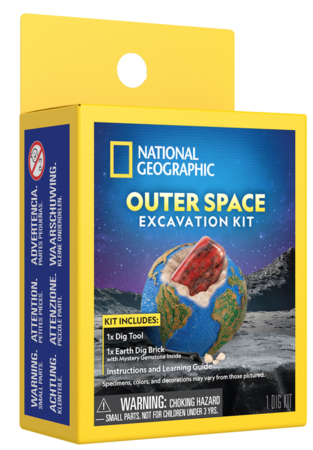 NATIONAL GEOGRAPHIC komplekts Outer Space Excavation, CRNGSPACEPDQINT 
