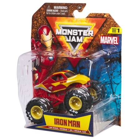 MONSTER JAM 1:64 bezceļu transportlīdzeklis Marvel, dažādi, 6069960 