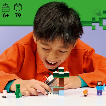 21583 LEGO® Minecraft® Steve piedzīvojums taigā 