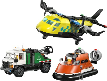 60505 LEGO® AIRPLANE, SERVICE TRUCK & HOVERCRAFT REM 