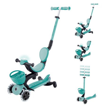 GLOBBER skrejritenis Go Up Baby Light 360, 3in1, piparmētra, 844-206 