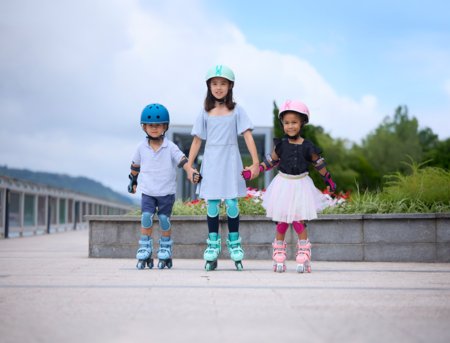 GLOBBER skrituļslidas Learning Skates 2 in 1, izmērs 26–29, piparmētru krāsas, 780-206 