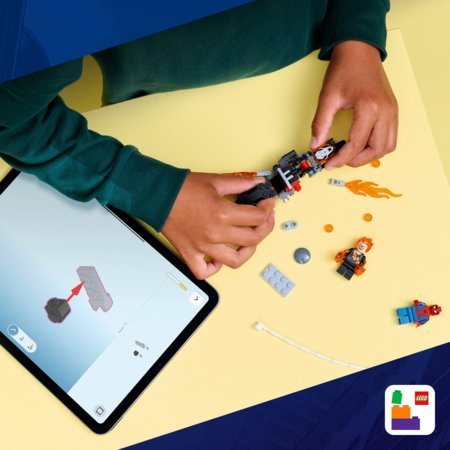 76335 LEGO® | Marvel Spider-Man pret Ghost Rider uz motocikla 