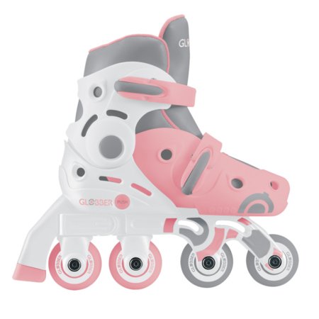GLOBBER skrituļslidas Learning Skates 2 in 1, izmērs 30–33, pasteļrozā, 783-210 