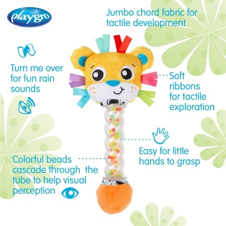 PLAYGRO grabulis Safari Shaker Rain, 188797 