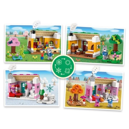 77057 LEGO® Animal Crossing™ Radošās mājas: Prieka sezonas 