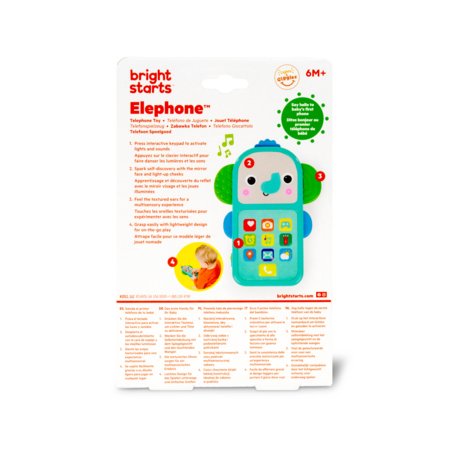 BRIGHT STARTS rotaļlietu telefons Elephone, 17226 