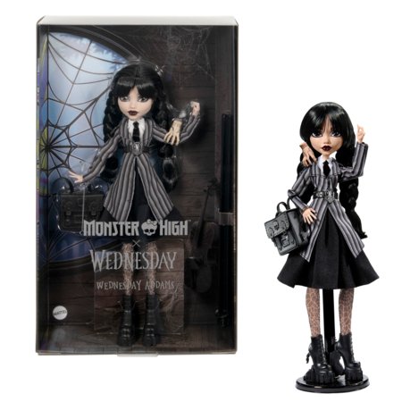 MONSTER HIGH X WEDNESDAY Core lelle - Wednesday, HXJ04 