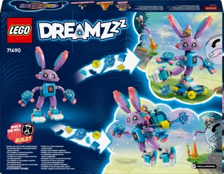 71490 LEGO® DREAMZzz™ Izzie un spēļu zaķis Bunchurro 