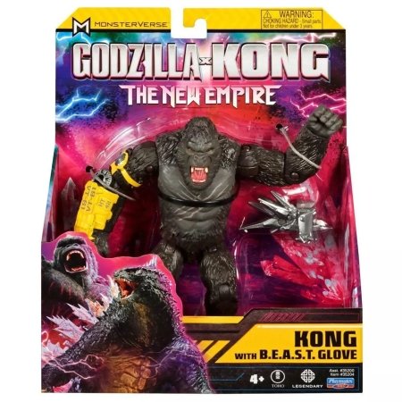 GODZILLA 6" figūra Kong with B.E.A.S.T. Glove, 35204 