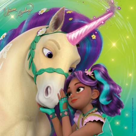 RAVENSBURGER puzle Unicorn Academy Magic and Friendship, 3x49 gab., 12004163 