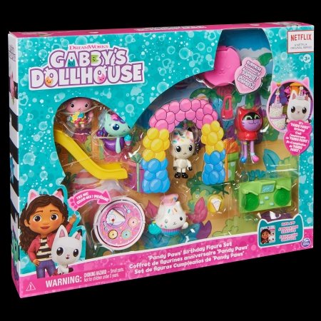 GABBY'S DOLLHOUSE Pandy Paws birthday figūru komplekts, 6069141 