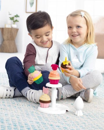 SKIP HOP komplekts Zoo sort and stack Cupcakes, 9H012810 9H012810