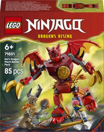 71851 LEGO® NINJAGO® Kai Pūķa robota kaujas paka 
