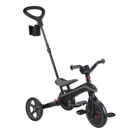 GLOBBER skrejritenis Explorer Trike 4in1, melni pelēks, 732-120 