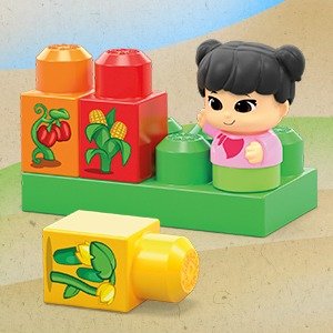 MEGA BLOKS zaļā pilsēta - ferma, HDL07 HDL07