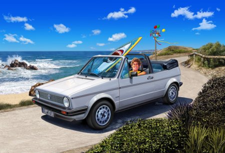 REVELL auto modelis 50 Years of the VW Golf 1, 05636 