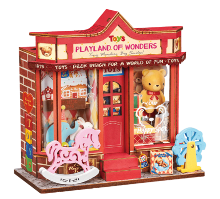 ROLIFE koka konstruktors Rotaļlietu veikals, DS044 