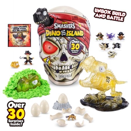 SMASHERS Dino Island Milzu skeletgalva, 7488 