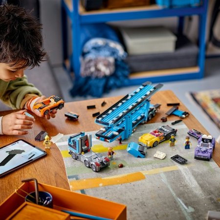 60408 LEGO® City Big Vehicles Autopārvadātājs ar sporta auto 