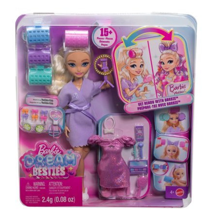 BARBIE Dream Besties – Gatavojies kopā ar mani - Malibu lelle, JGG38 